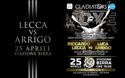 Lecca Vs Arrigo, oggi alle 17:00 il peso presso Invictus Academy. E domani sera il match a Stazione Birra
